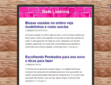 Tablet Screenshot of bemlindona.com